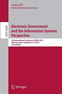 Electronic Government and the Information Systems Perspective