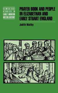 Prayer Book and People in Elizabethan and Early Stuart England