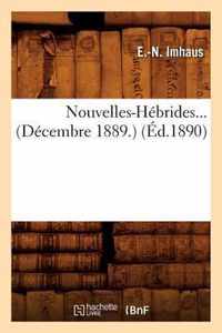 Nouvelles-Hebrides. (Decembre 1889) (Ed.1890)