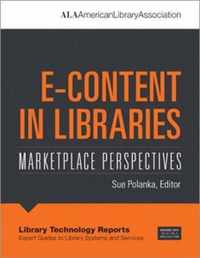 E-content in Libraries