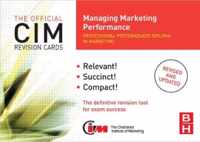 Managing Marketing Performance