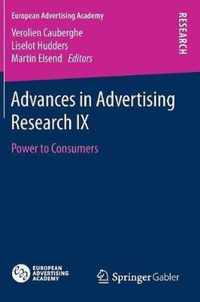 Advances in Advertising Research IX