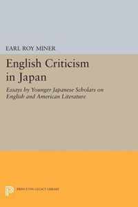 English Criticism in Japan - Essays by Younger Japanese Scholars on English and American Literature