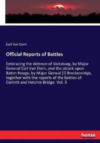 Official Reports of Battles