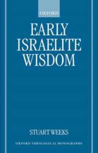 Early Israelite Wisdom