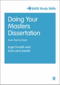 Doing Your Master's Dissertation