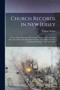 Church Records in New Jersey