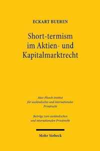 Short-termism im Aktien- und Kapitalmarktrecht