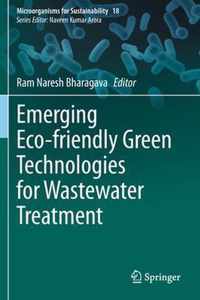 Emerging Eco friendly Green Technologies for Wastewater Treatment