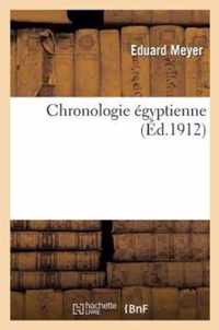 Chronologie Egyptienne