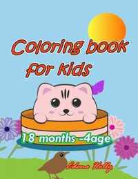 Coloring book for kids 18 months -4 age