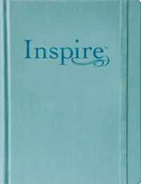 NLT Inspire Bible Large Print, Tranquil Blue