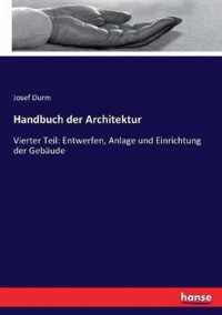 Handbuch der Architektur: Vierter Teil