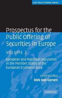 Prospectus for the Public Offering of Securities in Europe