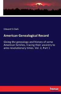 American Genealogical Record