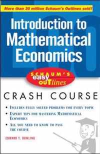 Schaum'S Easy Outline Of Introduction To Mathematical Econom