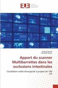 Apport du scanner Multibarrettes dans les occlusions intestinales