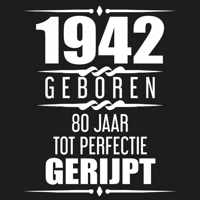 1942 Geboren 80 Jaar Tot Perfectie Gerijpt