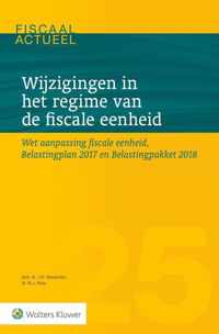 Fiscaal actueel  -   Wijzigingen in het regime van de fiscale eenheid