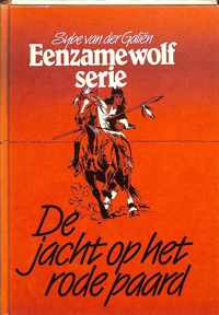 De eenzame wolf de jacht op het rode paard