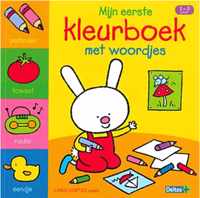 Lange Oortjes  -  Mijn eerste kleurboek met woordjes 1-3 jaar