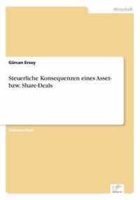 Steuerliche Konsequenzen eines Asset- bzw. Share-Deals