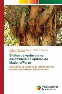 Efeitos de variaveis na assembleia de epifitas do Madeira/Purus