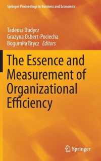 The Essence and Measurement of Organizational Efficiency