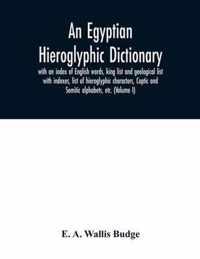 An Egyptian hieroglyphic dictionary