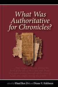 What Was Authoritative for Chronicles?