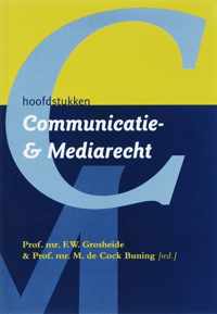 Hoofdstukken Communicatie- en mediarecht