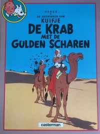 Kuifje dubbelalbum hardcover   De krab met de gulden scharen / en het zwarte goud