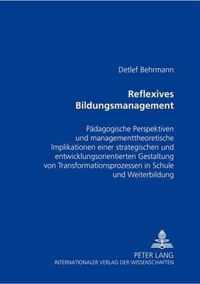 Reflexives Bildungsmanagement