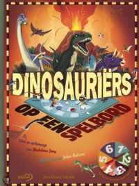 Dinosauriërs / op een spelbord