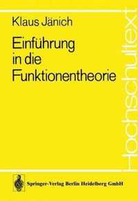 Einf Hrung in Die Funktionentheorie