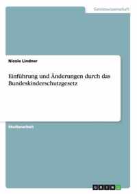 Einfuhrung und AEnderungen durch das Bundeskinderschutzgesetz