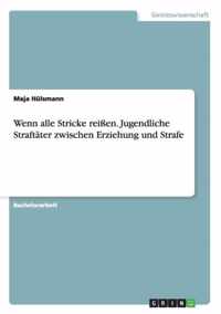 Wenn alle Stricke reissen. Jugendliche Straftater zwischen Erziehung und Strafe