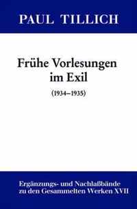 Fruhe Vorlesungen im Exil