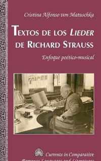 Textos de los 'Lieder' de Richard Strauss