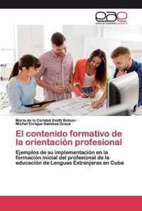 El contenido formativo de la orientacion profesional