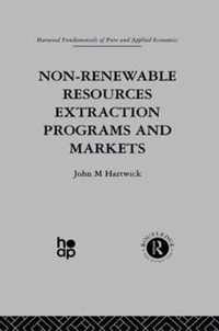 Non-Renewable Resources Extraction Programs and Markets