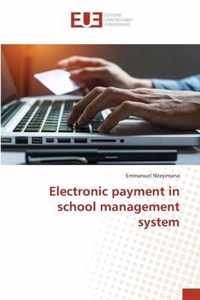 Electronic payment in school management system
