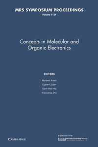 MRS Proceedings Concepts in Molecular and Organic Electronics