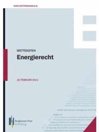 Wetteksten Energierecht 2013