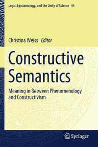 Constructive Semantics