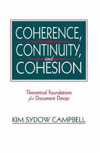 Coherence, Continuity and Cohesion