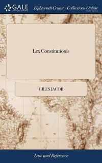 Lex Constitutionis