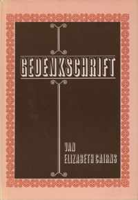 Gedenkschrift van Elizabeth Cairns