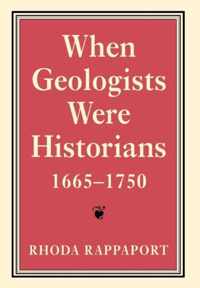 When Geologists Were Historians, 1665-1750