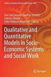 Qualitative and Quantitative Models in Socio-Economic Systems and Social Work